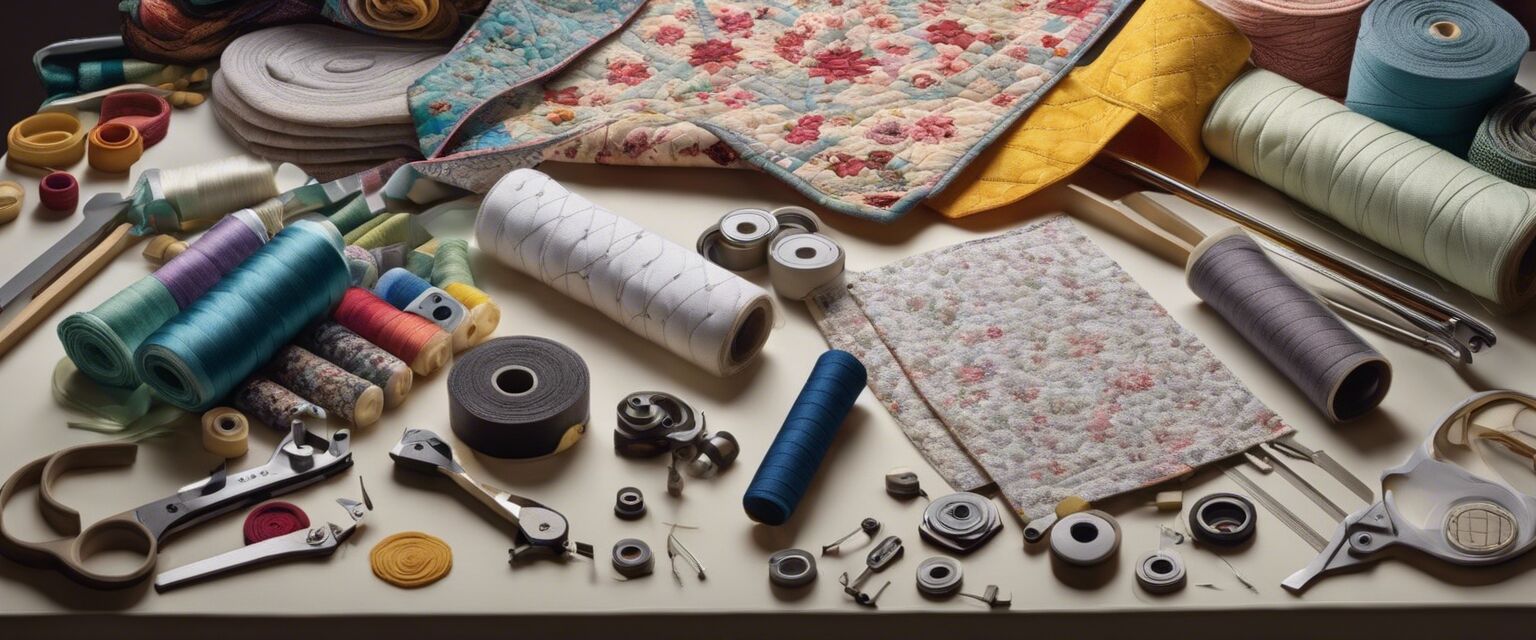 Quilting accessories for long arm machines